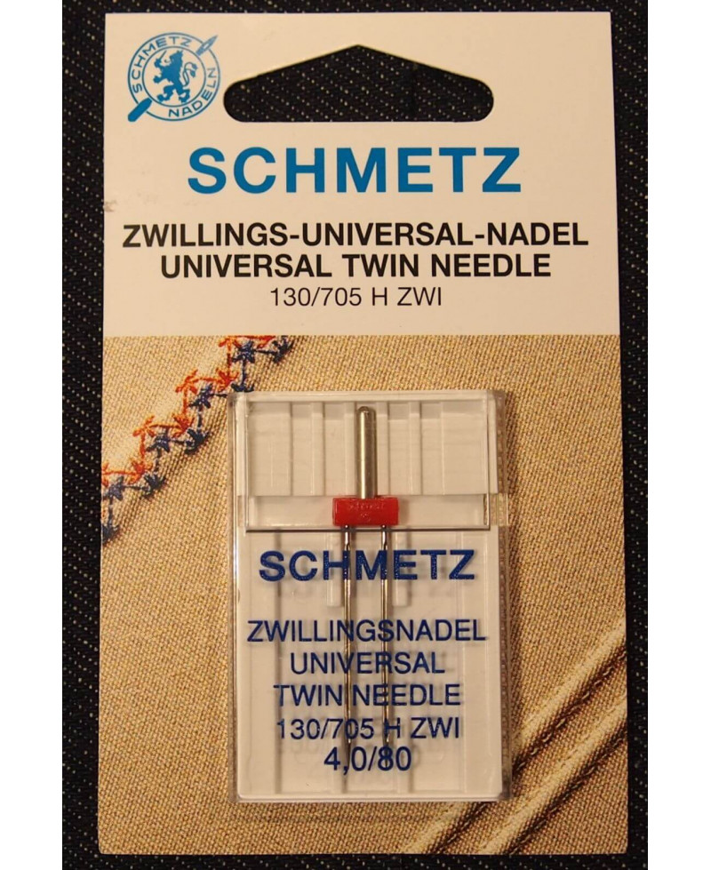 Aiguille SCHMETZ Double Taille 80 4mm.