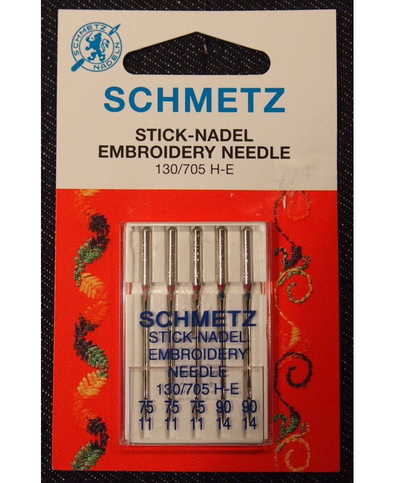 Aiguilles SCHMETZ Embroidery. Assorties 75-90