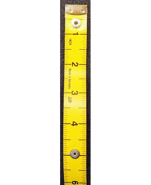 Centimètre de couture (mètre ruban) 150cm, avec bouton pression.