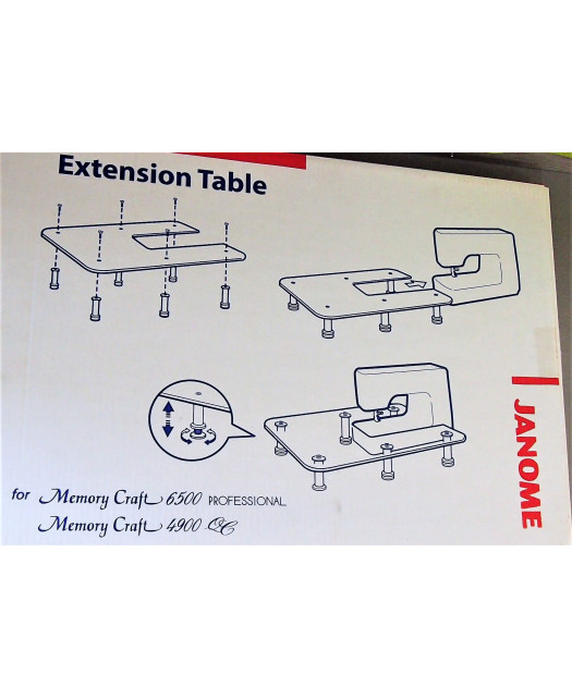 Table d'extension machine à coudre Janome