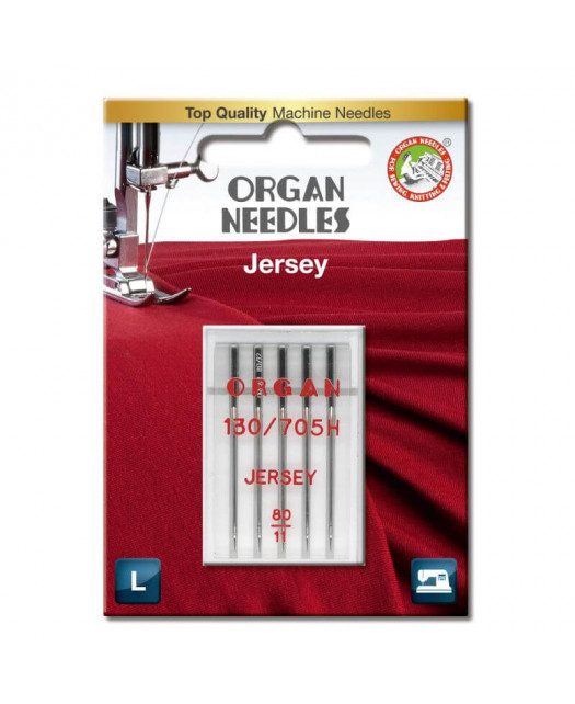 Aiguilles ORGAN Jersey Taille 80 130/705H 5pcs