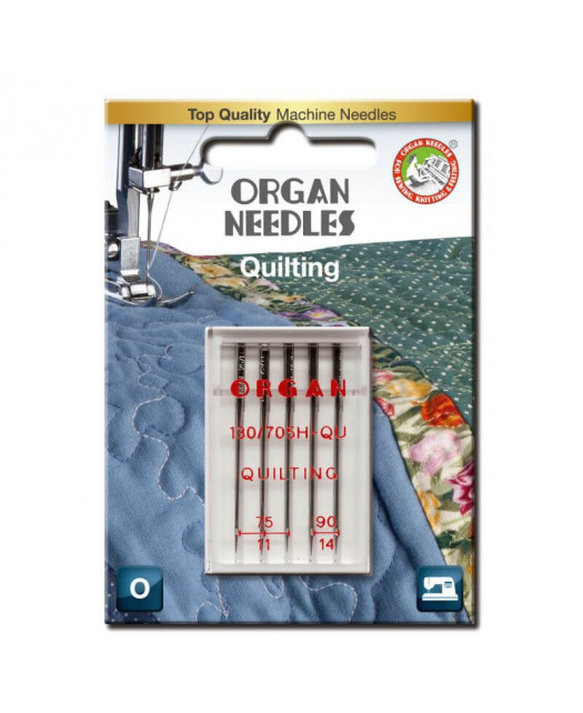 Aiguilles ORGAN Quilting Assortie. 75/90 5pcs