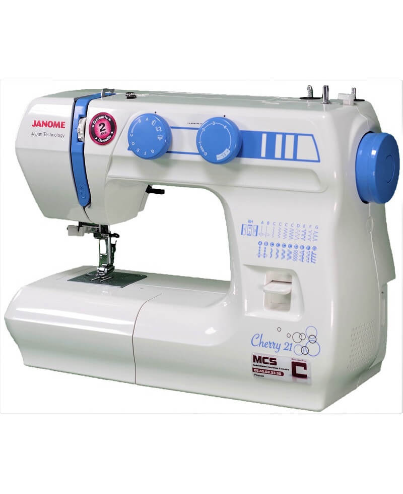 La JANOME CHERRY 21 vous permet d’accéder à la couture parfaite.