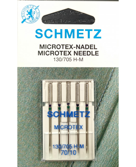 Aiguilles Schmetz Microtex t. 70