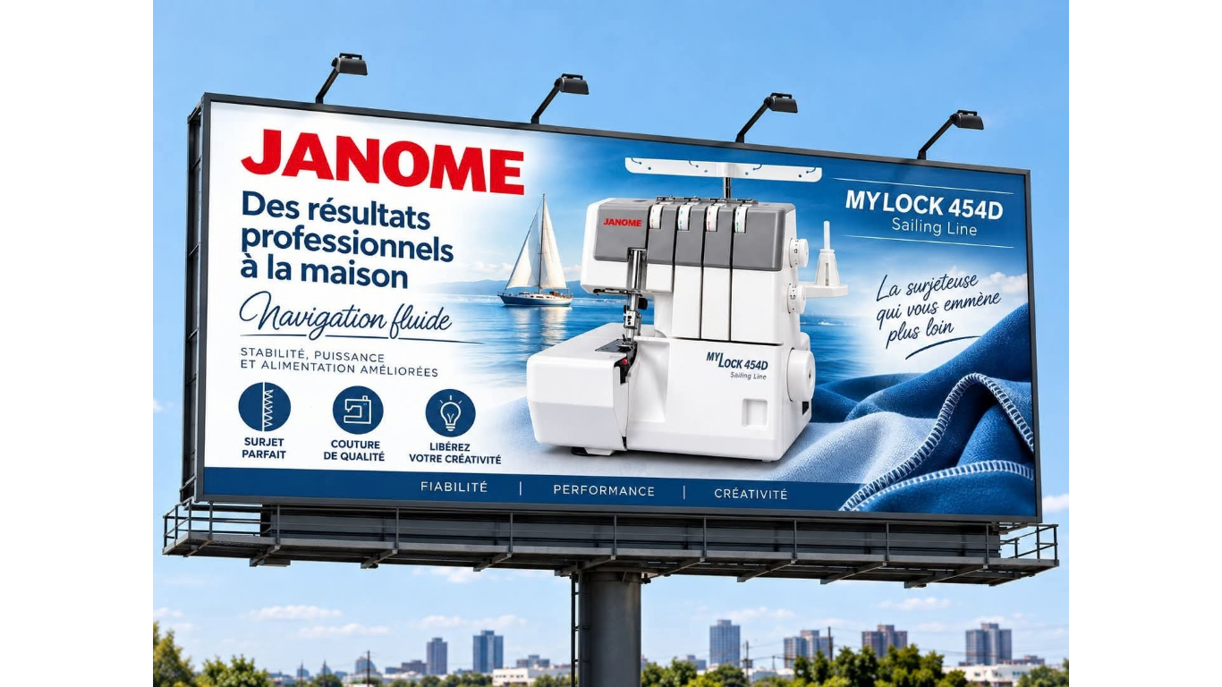 Surjeteuse JANOME 454 Sailing Line